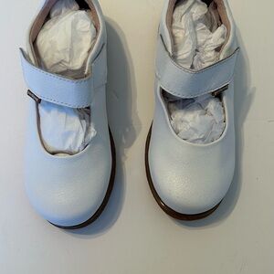 Pediped Flex Ann White Leather Shoes Little Girl US 12.5-13 EU 30 Church Wedding